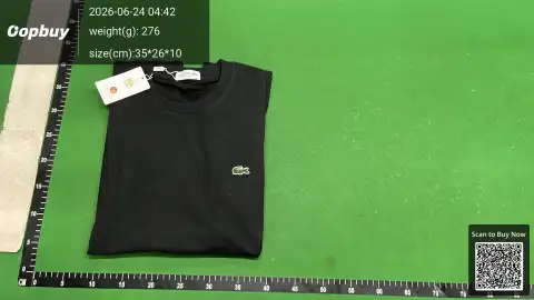 Lacoste Logo Black T-Shirt -5