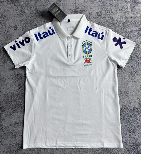 Brazil Embroidered Polo Jersey