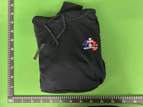 Chrome Hearts Floral Zip Hoodie -5