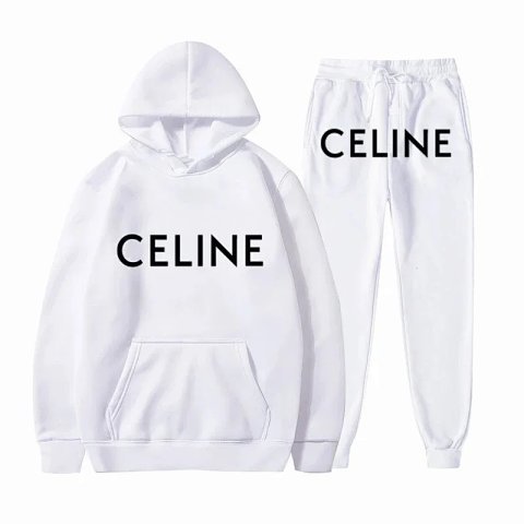 Celine Logo Hoodie Tracksuit
