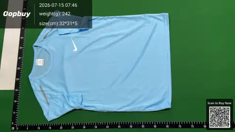 Swoosh Logo Blue T-Shirt -5