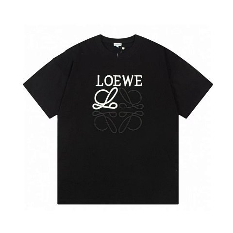 Loewe Embroidered Black T-Shir
