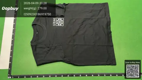Loewe Embroidered Black T-Shirt -2