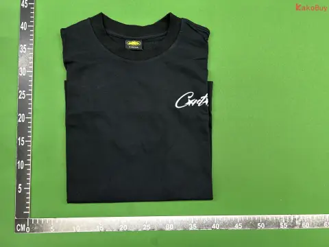 Corteiz Script Black T-Shirt -5