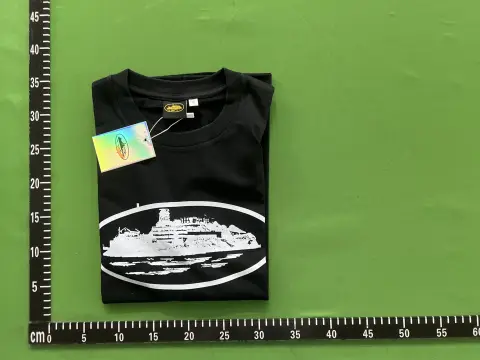 Corteiz Script Black T-Shirt -4