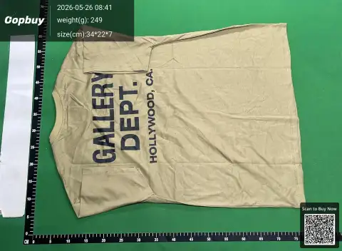 Gallery Dept Logo Black T-Shirt -5