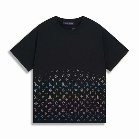 Monogram Gradient Black T-Shir