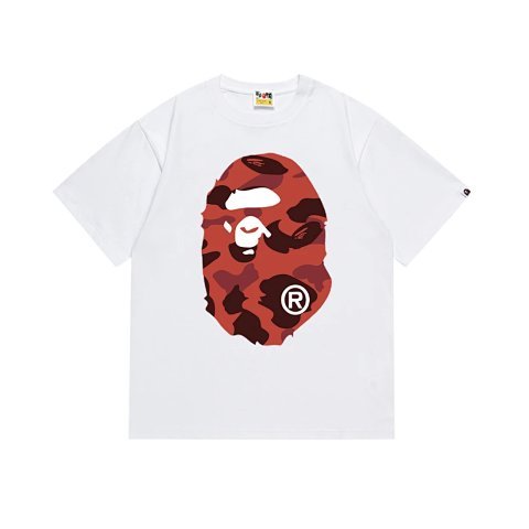 Bape Ape Head Graphic White T-