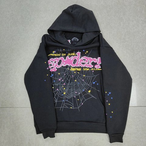 Sp5der Graphic Pullover Hoodie