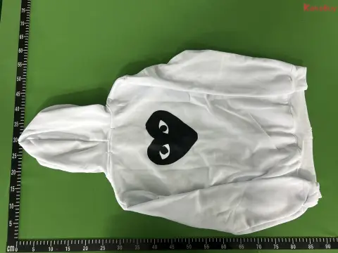 Comme des Garcons Play Heart Logo Hoodie -3