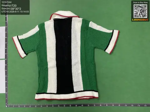 Casablanca Knit Short Sleeve Cardigan -4
