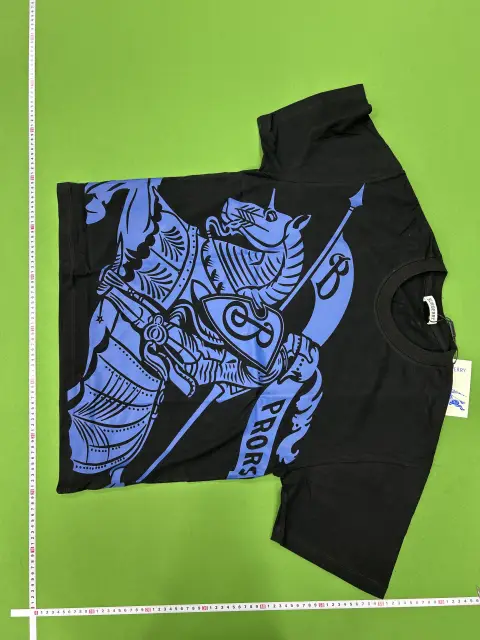 Blue Graphic Short Sleeve T-Shirt -3