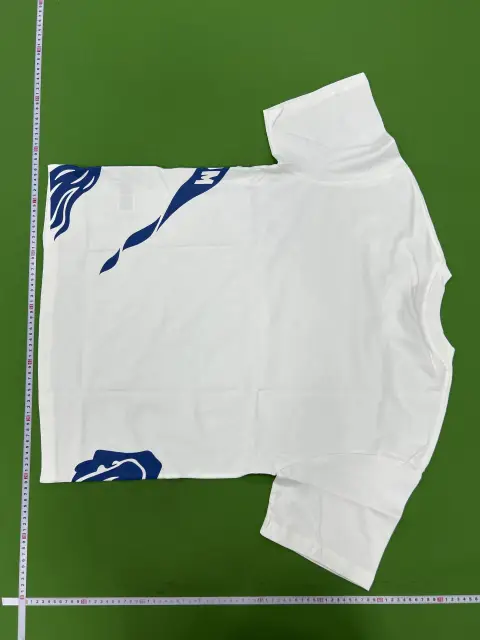 Blue Graphic Short Sleeve T-Shirt -4