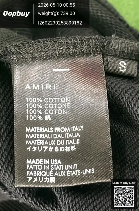 Amiri Graphic Pullover Hoodie -4