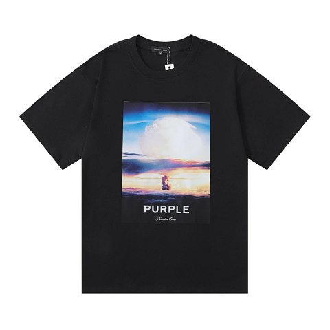 Purple Landscape Graphic T-Shi