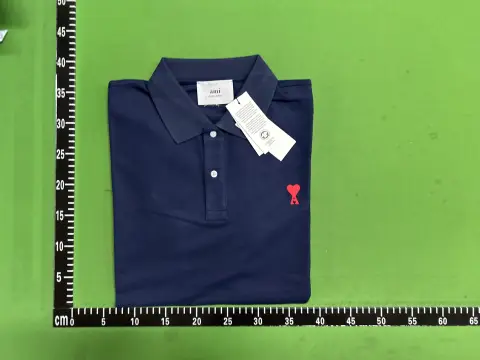 Ami Heart Embroidered Polo Shirt -5