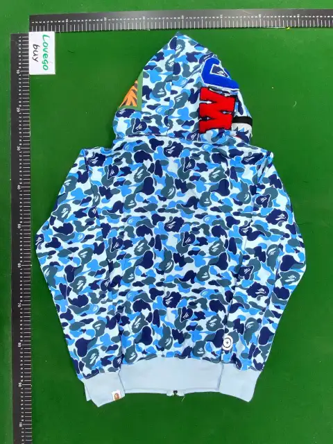 Bape Shark Camo Zip Hoodie -2