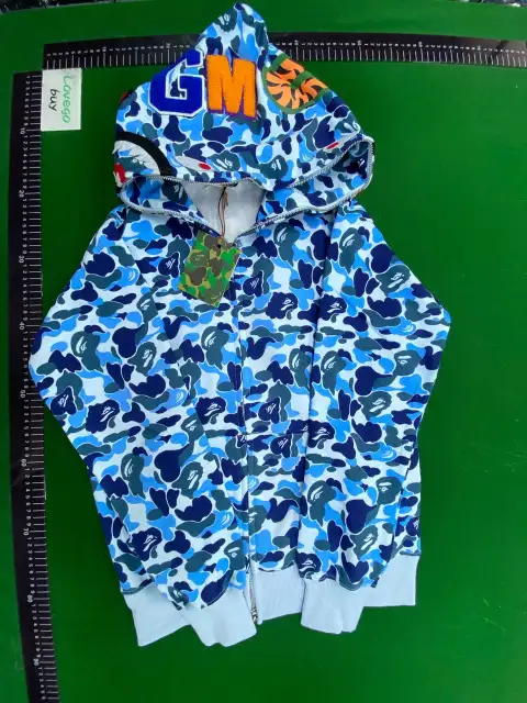 Bape Shark Camo Zip Hoodie -6