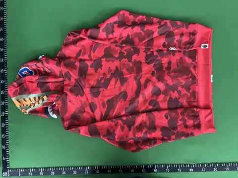 Bape Shark Camo Zip Hoodie -4