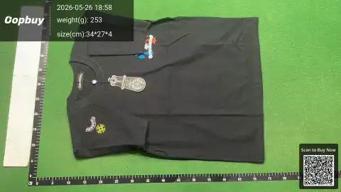 Chrome Hearts Graphic Black T-Shirt -3