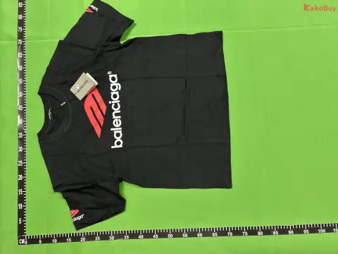 Balenciaga Logo Black T-Shirt Collection -2