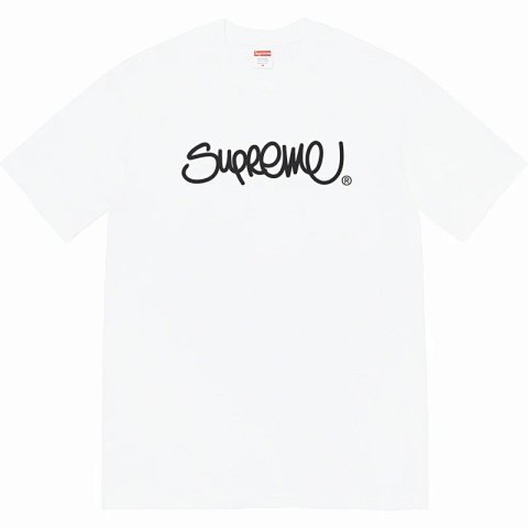 Supreme Script Logo White T-Sh