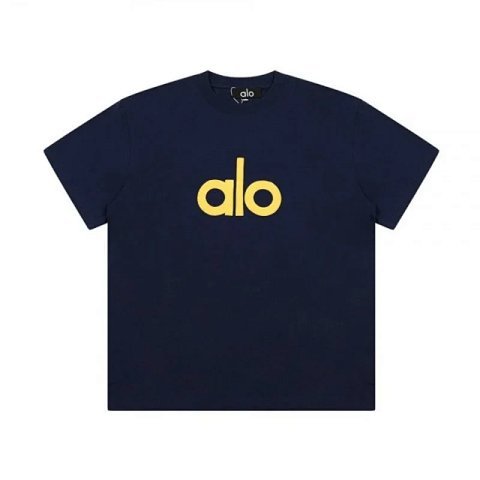 Alo Logo Navy T-Shirt