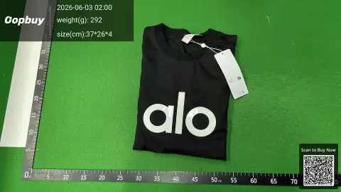 Alo Logo Navy T-Shirt -6