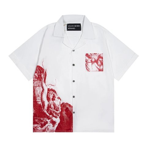 Dior Graphic Short Sleeve Shir