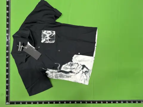 Dior Graphic Short Sleeve Shirt -5