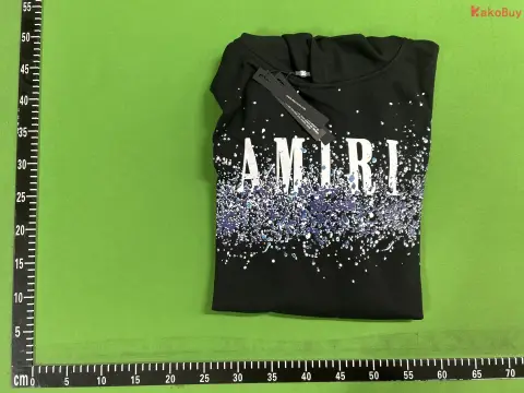 Amiri Logo Black Hoodie -2