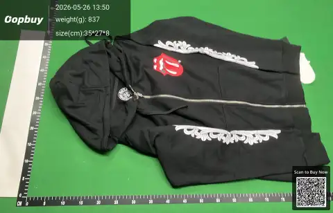 Chrome Hearts Logo Pullover Hoodie -2