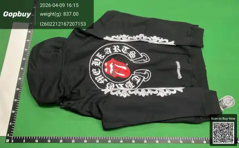 Chrome Hearts Logo Pullover Hoodie -4