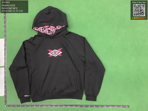 Mixed Emotion Logo Pullover Hoodie -3