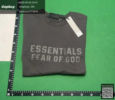 Essentials Logo White T-Shirt -4