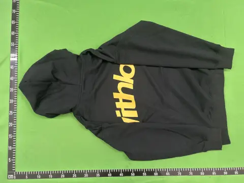 With Love Graphic Black Hoodie -6