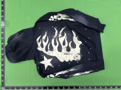 Hellstar Graphic Black Hoodie -2