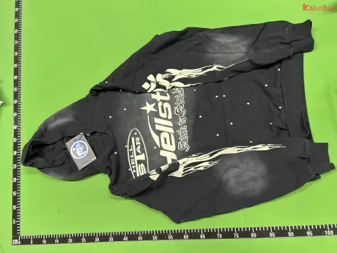 Hellstar Graphic Black Hoodie -4