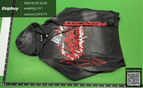 Hellstar Graphic Black Hoodie -6