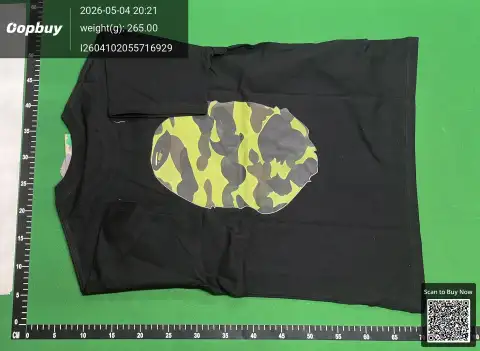 Bape Camo Ape Head Black T-Shirt -3