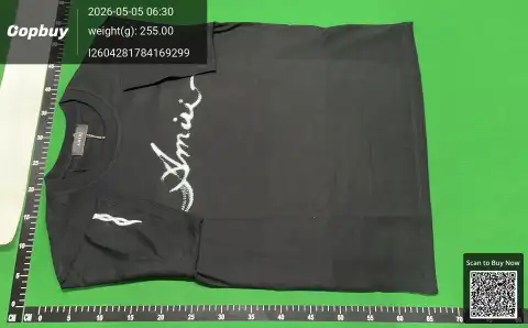 Amiri Paint Splatter Logo T-Shirt -5