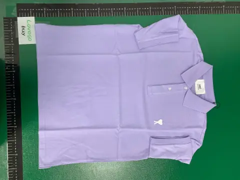 Ami Heart Logo Gray Polo Shirt -3