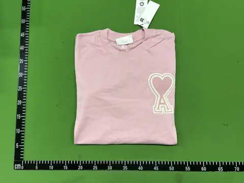 Ami Red Heart Gray T-Shirt -2
