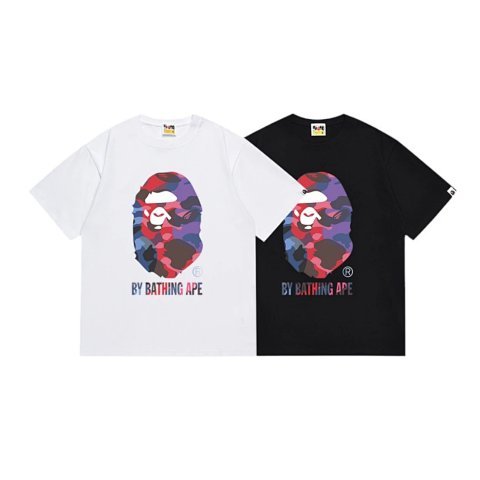 Bape Color Camo Ape T-Shirt Co