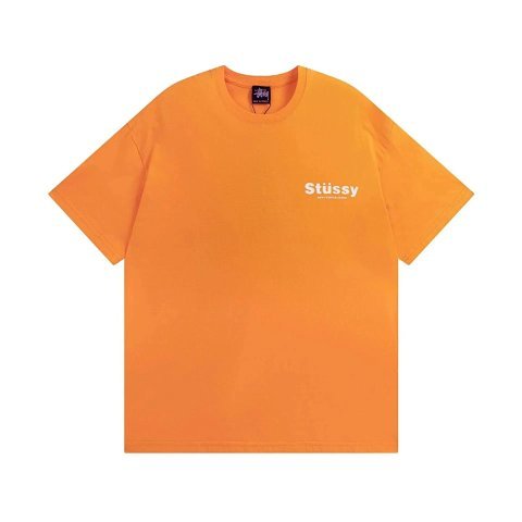 Stussy Orange Logo T-Shirt