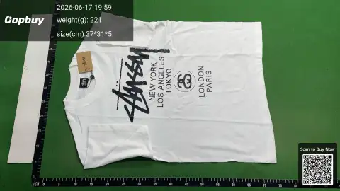 Stussy Orange Logo T-Shirt -5