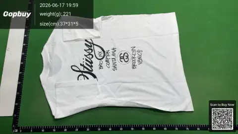 Stussy Orange Logo T-Shirt -4