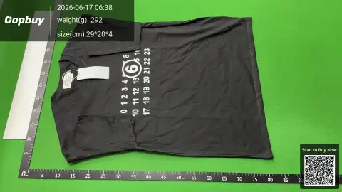 Maison Margiela MM6 Logo Black T-Shirt -4