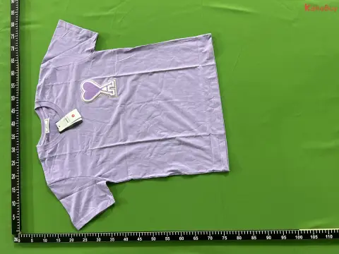 Ami Heart Logo Pink T-Shirt -3