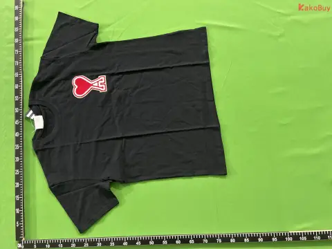 Ami Heart Logo Pink T-Shirt -5